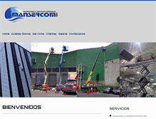 Tablet Screenshot of manserperu.com